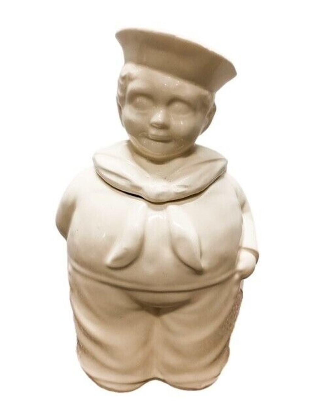 Vintage Shawnee Pottery Sailor Boy Cookie Jar 1940s